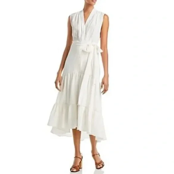 Kobi Halperin | Dresses | Kobi Halperin Anna Belted Maxi Shirt Dress Linen  Blend Nwt Size M | Poshmark